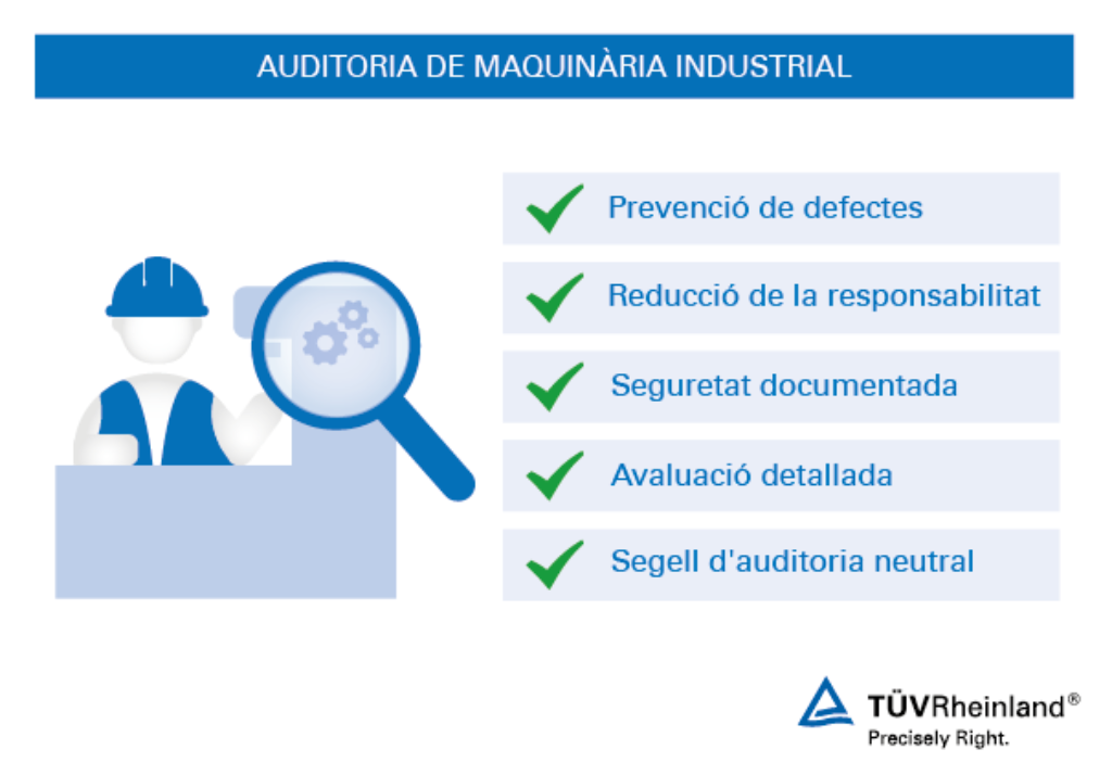 Auditem i inspeccionem maquinària industrial per prevenir activament defectes i reduir la responsabilitat Auditoria de maquinària industrial